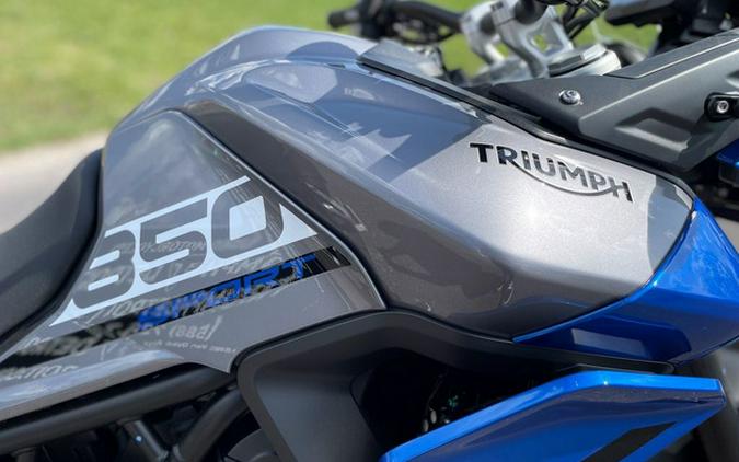 2023 Triumph Tiger 850 Sport Graphite Caspian Blue