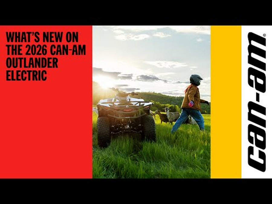 2026 Can-Am Outlander Electric