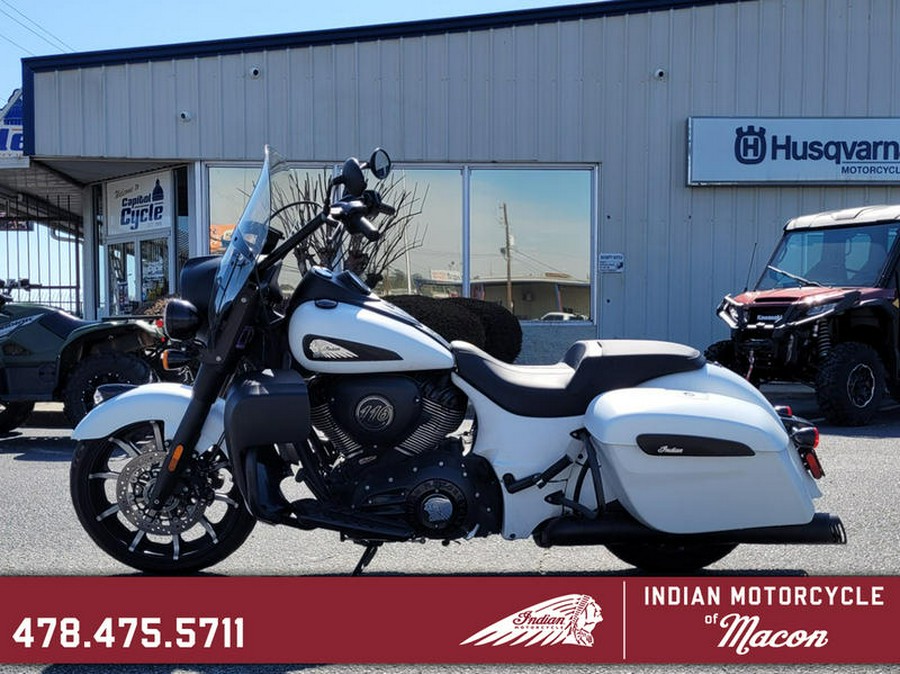 2020 Indian Motorcycle® Springfield® Dark Horse® White Smoke
