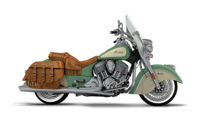 2017 Indian Motorcycle® Chief® Vintage Willow Green Over Ivory Cream