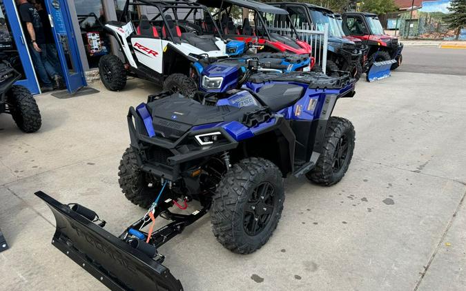 2024 Polaris Industries SPORTSMAN 850 ULTIMATE TRAIL SPIRIT BLUE with PLOW