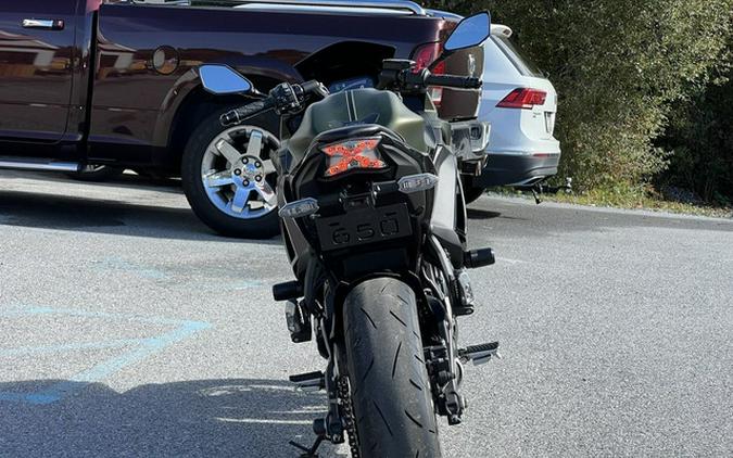 2024 Kawasaki Ninja 650 Metallic Covert GreenMetallic Spark B