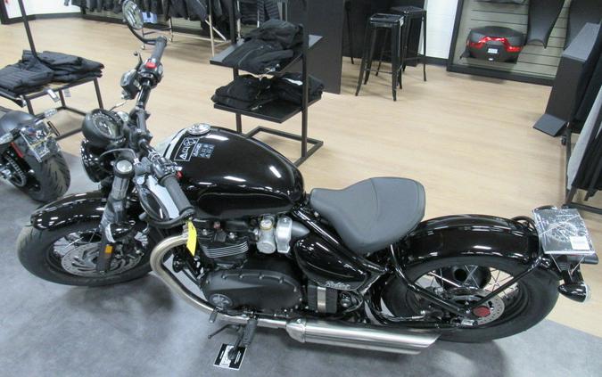 2024 Triumph Bonneville Bobber Jet Black/Ash Gray