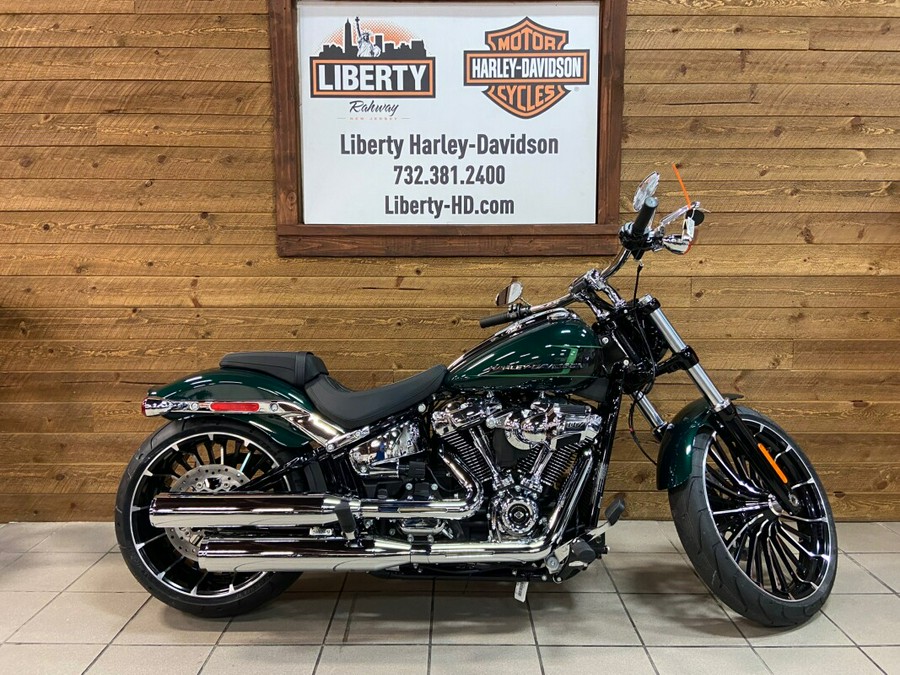 2024 Harley-Davidson Breakout 117 Alpine Green FXBR