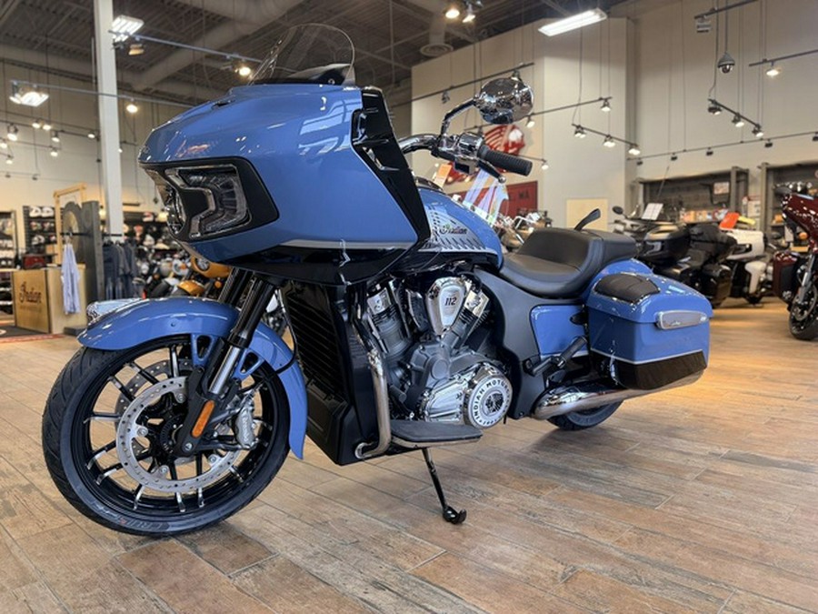 2026 Indian Challenger Limited 112 w/PowerBand Audio Storm Blue with Black Metallic