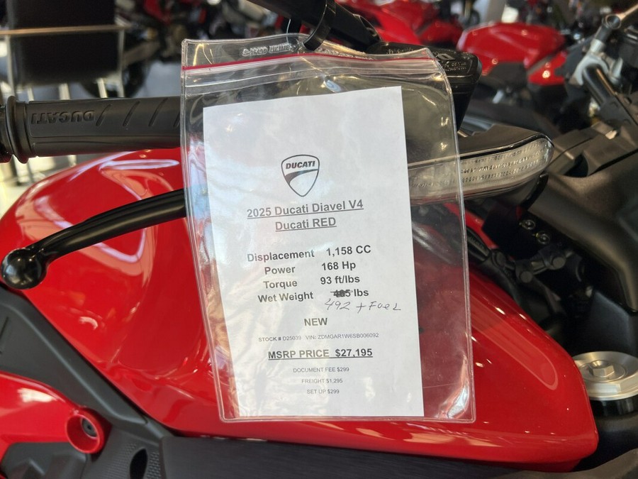 2025 Ducati Diavel V4