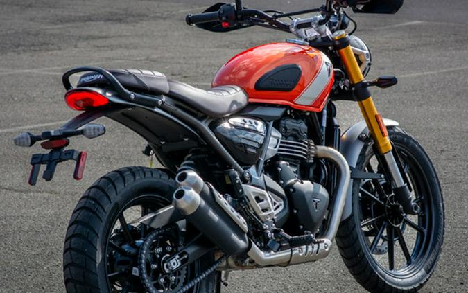 2026 Triumph Scrambler 400 X Baja Orange/Aluminium