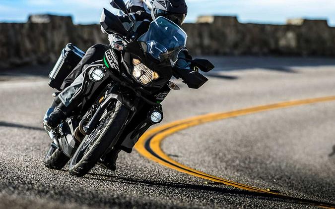 2025 Kawasaki Versys-X 300 ABS CA Candy Lime Green/Metallic Flat Spark Black - A20144