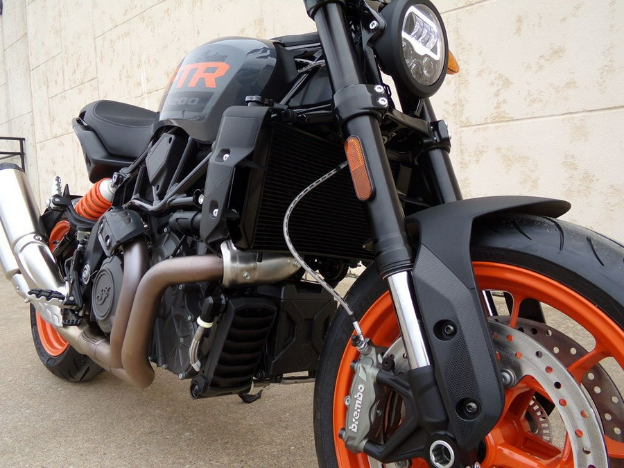 2023 Indian Motorcycle® FTR Stealth Gray/Orange Burst for sale in