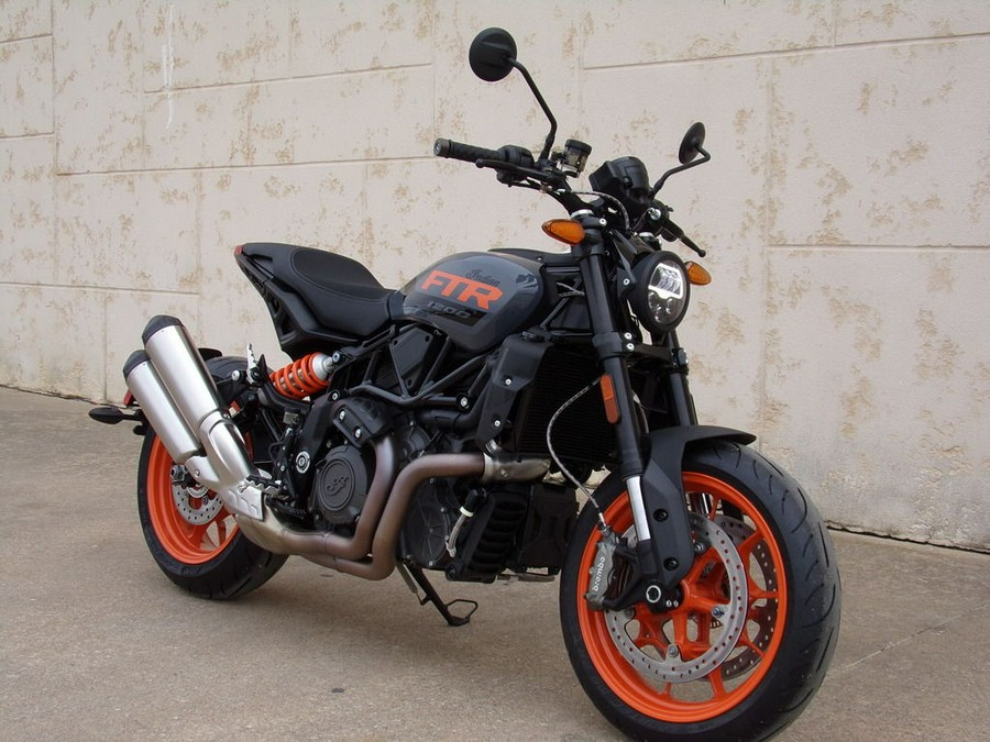 2023 Indian Motorcycle® FTR Stealth Gray/Orange Burst for sale in