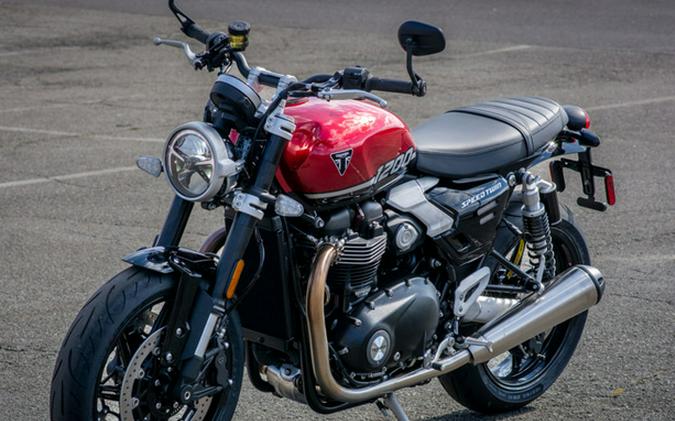 2026 Triumph Speed Twin 1200 Carnival Red/Sapphire Black