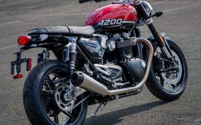 2026 Triumph Speed Twin 1200 Carnival Red/Sapphire Black