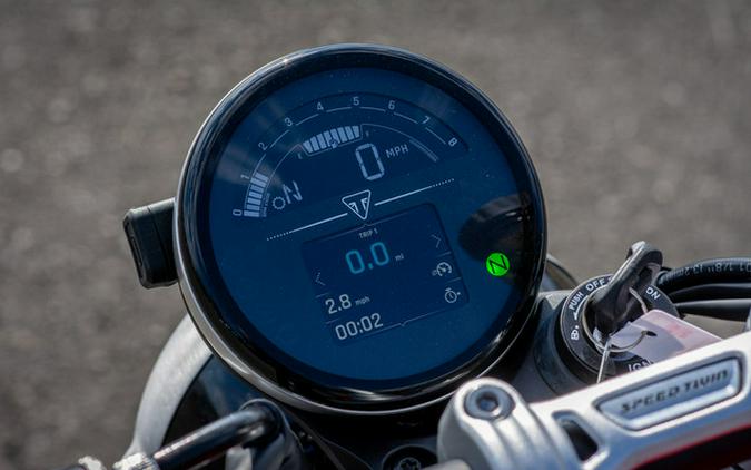 2026 Triumph Speed Twin 1200 Carnival Red/Sapphire Black