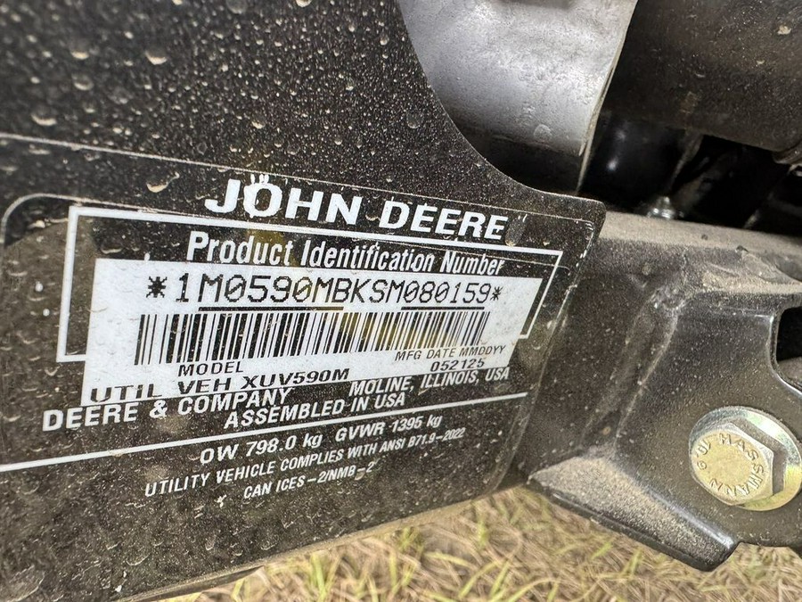2025 JOHN DEERE 593JM