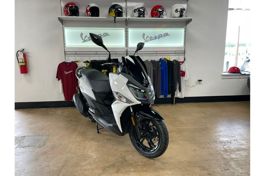 2025 Jet 14 200i Arctic White - SYM Scooters