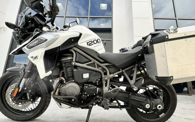 2018 Triumph Tiger 1200 XCx Crystal White