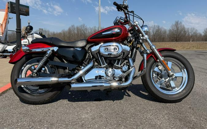 2013 Harley-Davidson® 1200 Custom Deluxe Candy Orange/Beer Bottle