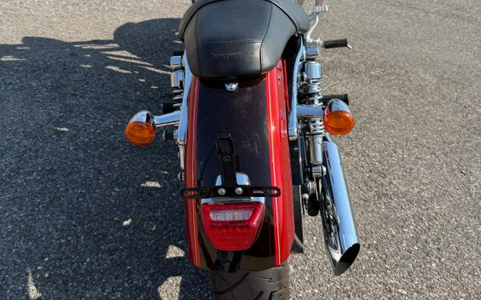 2013 Harley-Davidson® 1200 Custom Deluxe Candy Orange/Beer Bottle