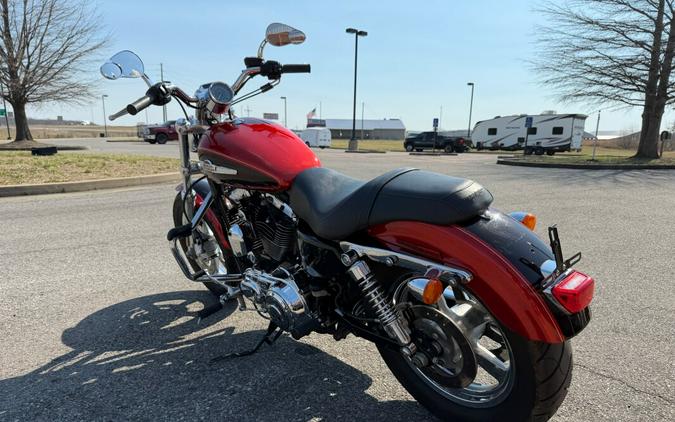 2013 Harley-Davidson® 1200 Custom Deluxe Candy Orange/Beer Bottle