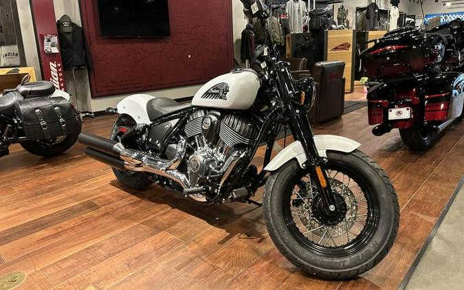 2024 Indian Motorcycle® Chief Bobber Ghost White Metallic Smoke