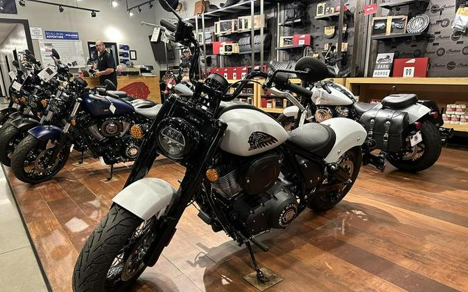 2024 Indian Motorcycle® Chief Bobber Ghost White Metallic Smoke