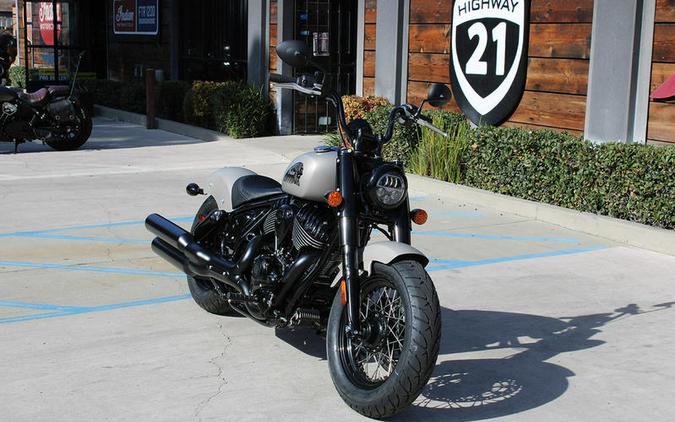 2023 Indian Motorcycle® Chief® Bobber Dark Horse® Silver Quartz Smoke