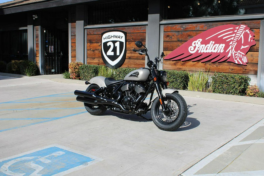 2023 Indian Motorcycle® Chief® Bobber Dark Horse® Silver Quartz Smoke