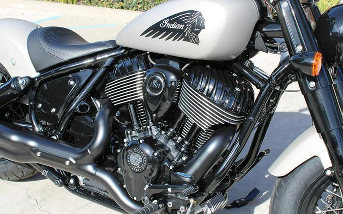 2023 Indian Motorcycle® Chief® Bobber Dark Horse® Silver Quartz Smoke