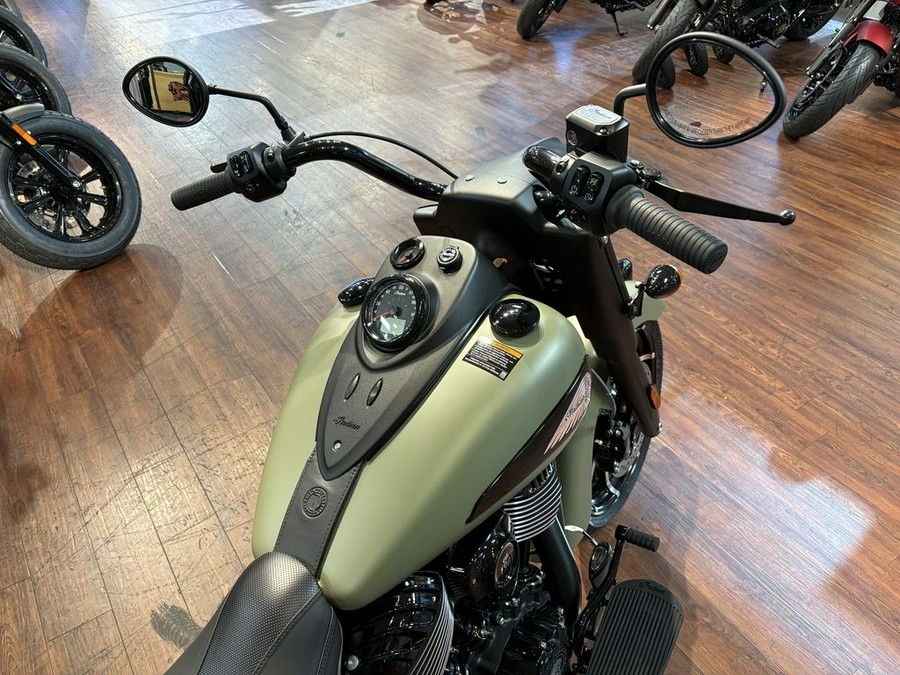2025 Indian Motorcycle® Springfield ® Dark Horse® Moss Green Smoke