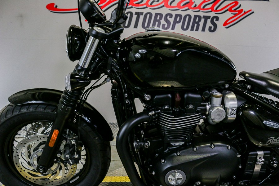 2018 Triumph Bonneville Bobber Black