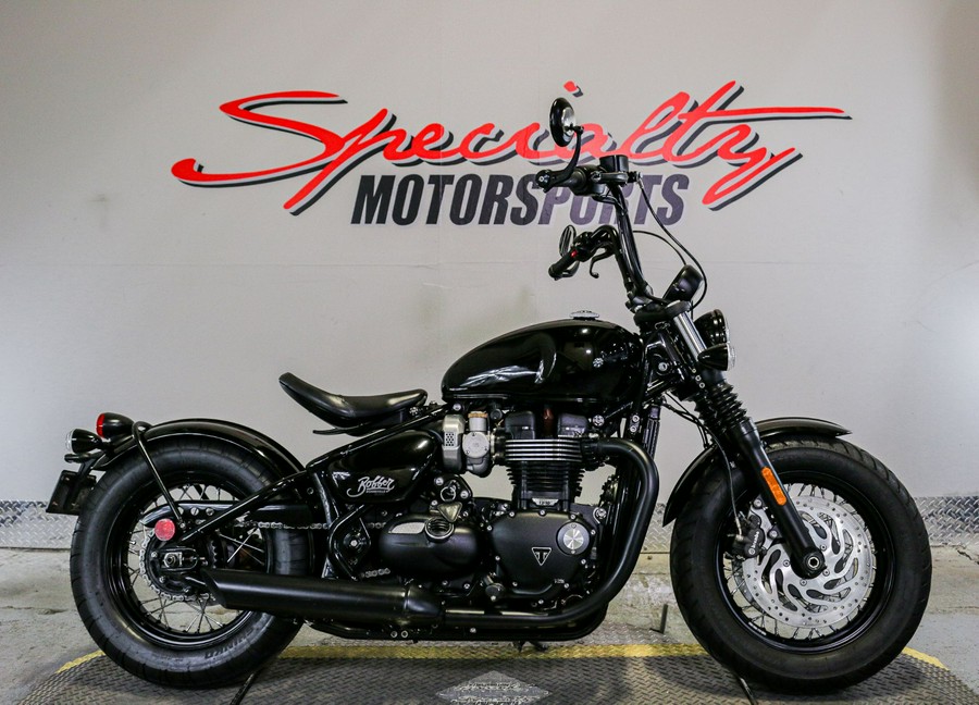 2018 Triumph Bonneville Bobber Black