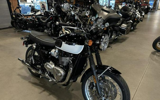 2024 Triumph Bonneville T120 Jet Black/Fusion White