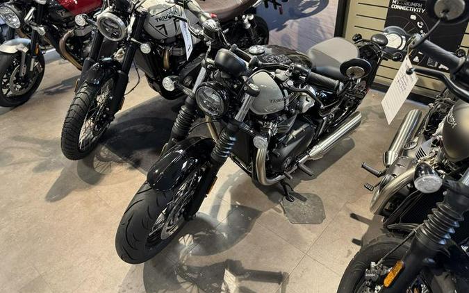 2024 Triumph Bonneville Bobber Jet Black/Ash Gray