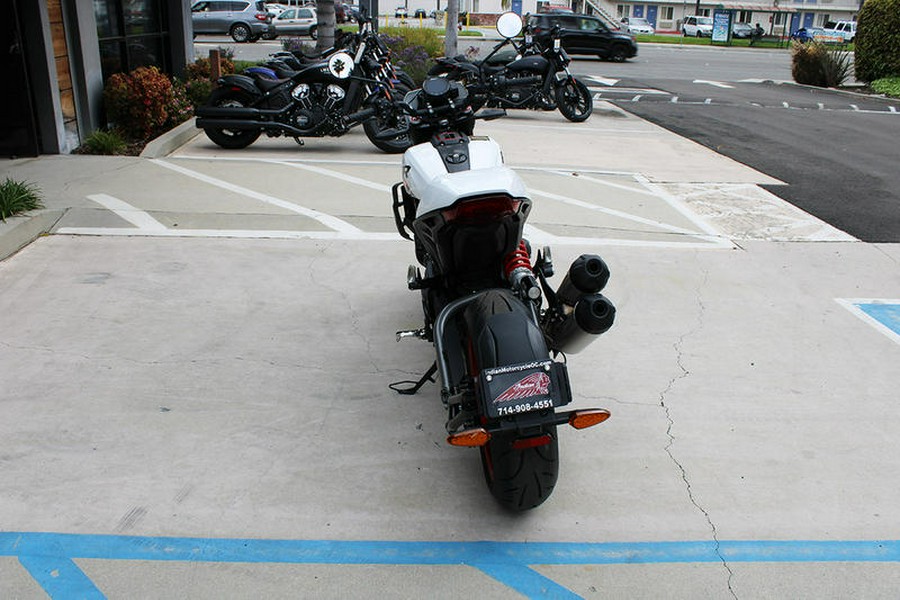 2023 Indian Motorcycle® FTR Sport White Lightning/Indy Red