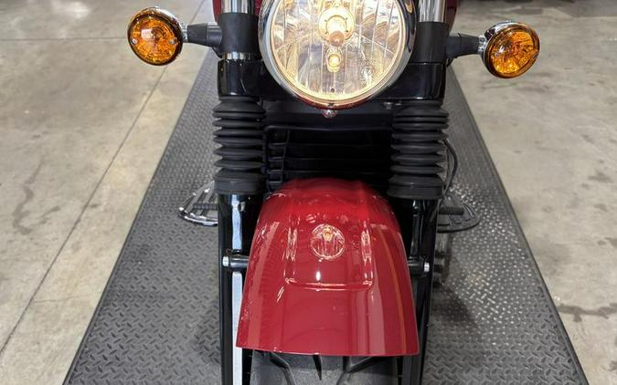 2020 Indian Motorcycle® Scout® 100th Anniversary Indian Red with Gold trim