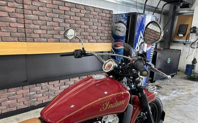 2020 Indian Motorcycle® Scout® 100th Anniversary Indian Red with Gold trim