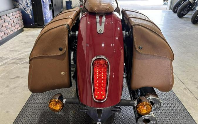 2020 Indian Motorcycle® Scout® 100th Anniversary Indian Red with Gold trim