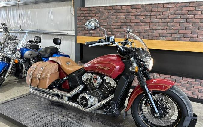 2020 Indian Motorcycle® Scout® 100th Anniversary Indian Red with Gold trim