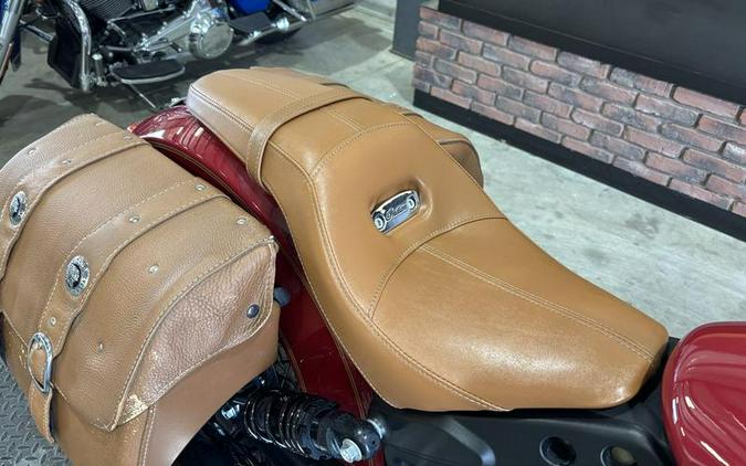 2020 Indian Motorcycle® Scout® 100th Anniversary Indian Red with Gold trim