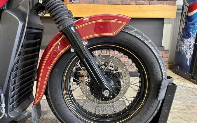 2020 Indian Motorcycle® Scout® 100th Anniversary Indian Red with Gold trim