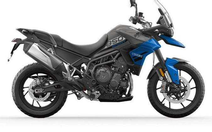 2023 Triumph Tiger 850 Sport Graphite Caspian Blue