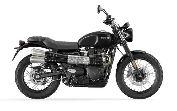 2022 Triumph Street Scrambler Jet Black