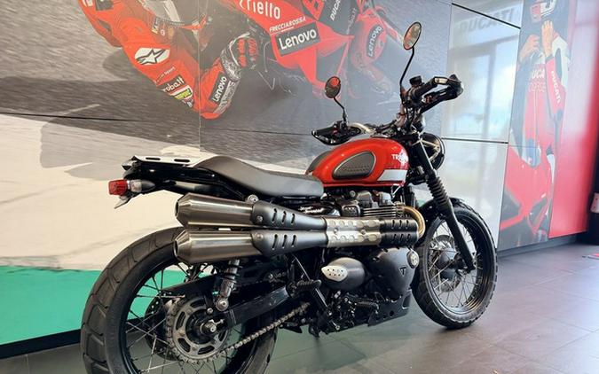 2018 Triumph Street Scrambler Korosi RedFrozen Silver
