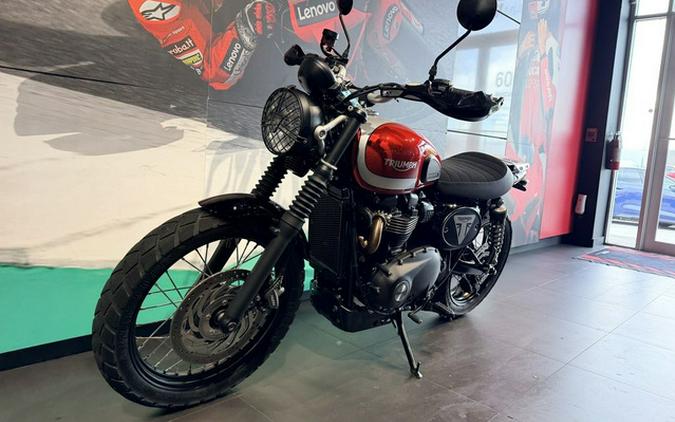 2018 Triumph Street Scrambler Korosi RedFrozen Silver