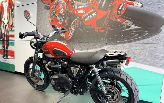 2018 Triumph Street Scrambler Korosi RedFrozen Silver