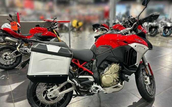 2025 Ducati MULTISTRADA V4 RALLY TRAVEL & RADAR SPOKED WHEELS