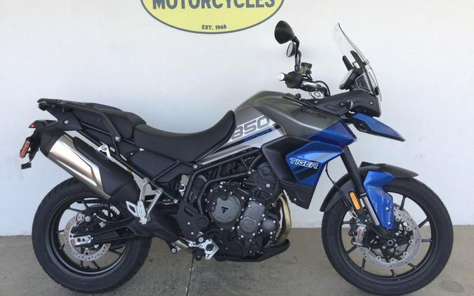 2023 Triumph Tiger 850 Sport Graphite Caspian Blue