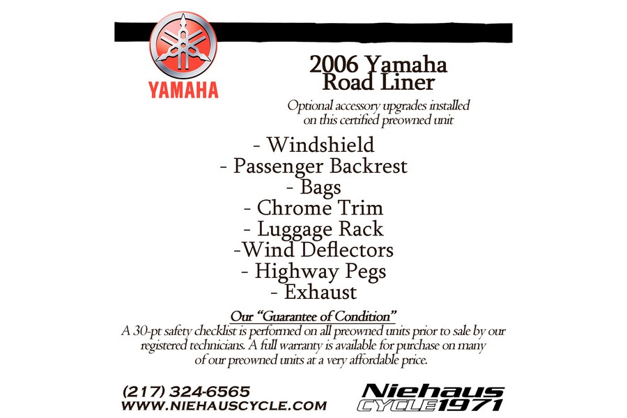 2006 Yamaha XV1900 ROADLINER S