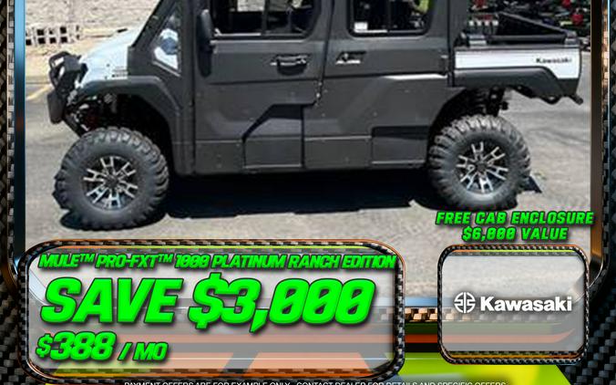 2024 Kawasaki Mule™ PRO-FXT™ 1000 Platinum Ranch Edition