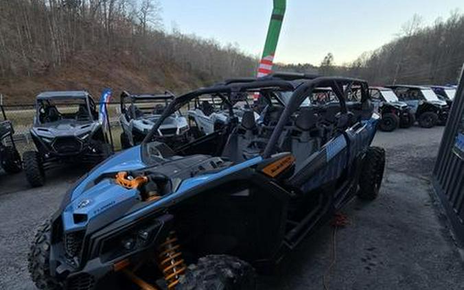 2026 Can-Am® Maverick X3 MAX DS Turbo RR Scandi Blue & Orange Crush